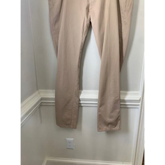 PETER MILLAR Crown Pilot Twill Flat Front Trouser Khaki Mens 40X36 Cotton New - Picture 4 of 5